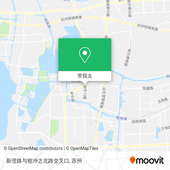 新澄路与祖冲之北路交叉口地图