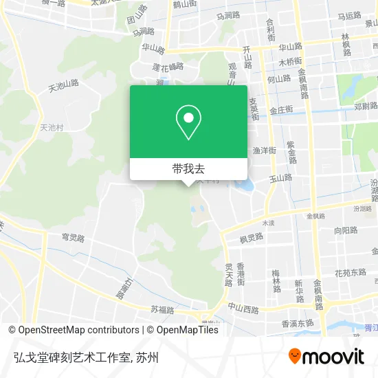 弘戈堂碑刻艺术工作室地图
