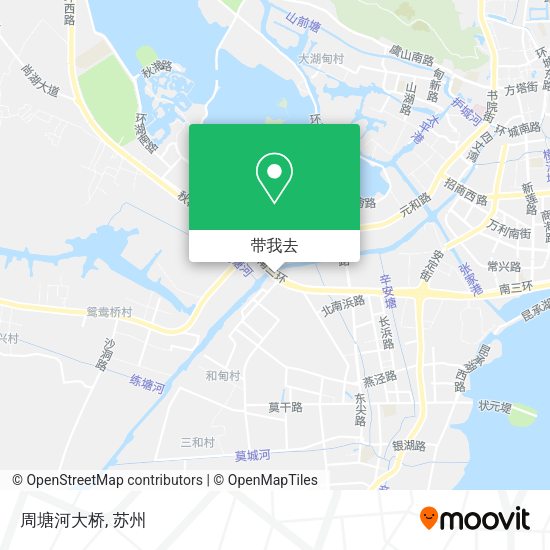 周塘河大桥地图