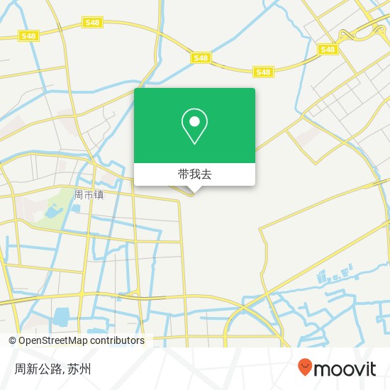 周新公路地图