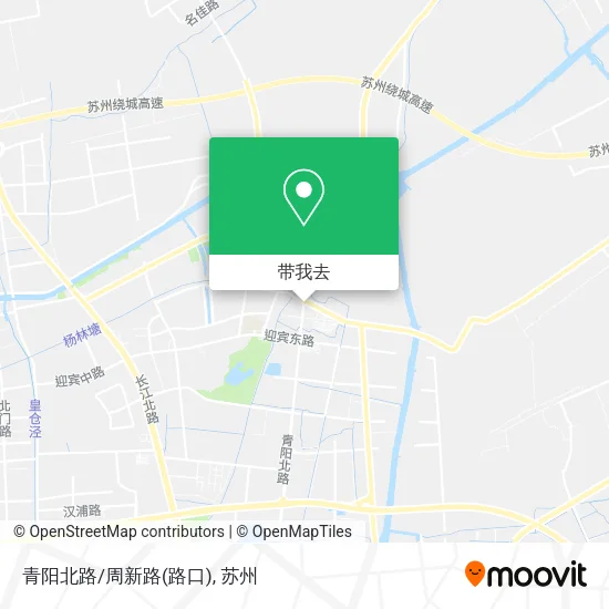 青阳北路/周新路(路口)地图