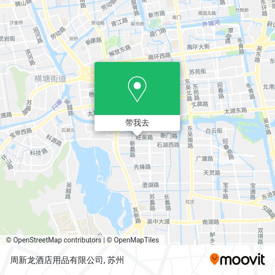 周新龙酒店用品有限公司地图