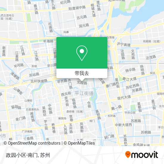 政园小区-南门地图