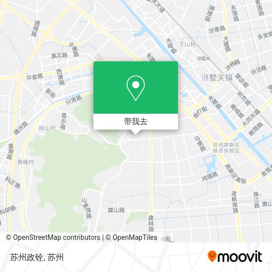 苏州政铨地图