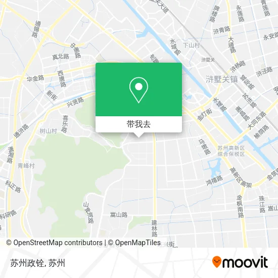 苏州政铨地图