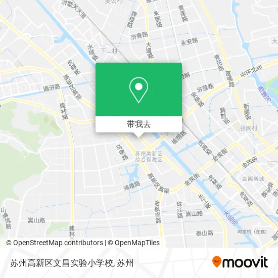 苏州高新区文昌实验小学校地图