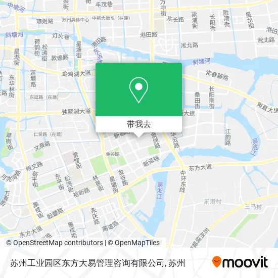 苏州工业园区东方大易管理咨询有限公司地图