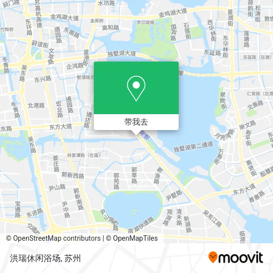 洪瑞休闲浴场地图