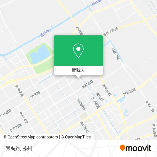 青岛路地图