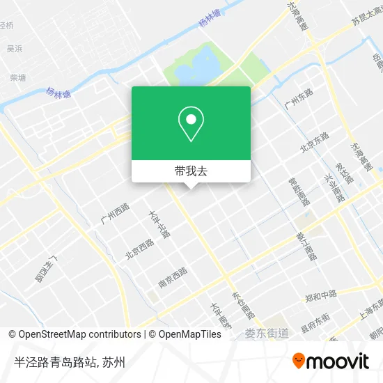 半泾路青岛路站地图