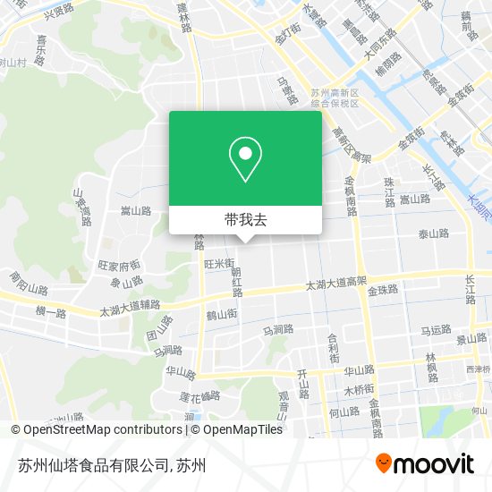 苏州仙塔食品有限公司地图