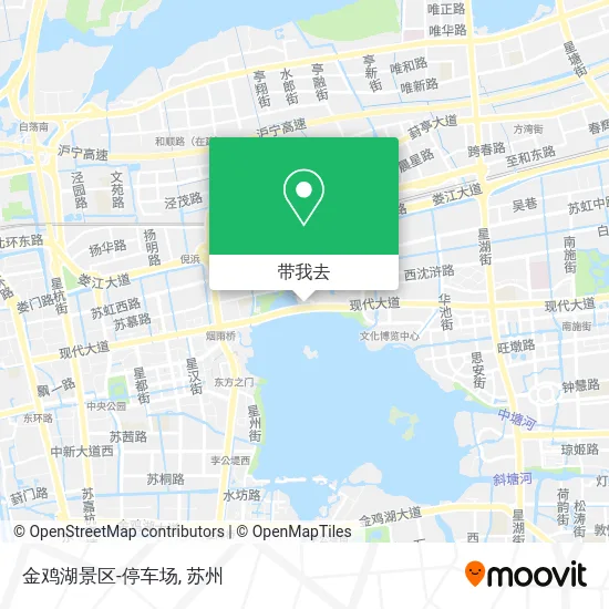 金鸡湖景区-停车场地图