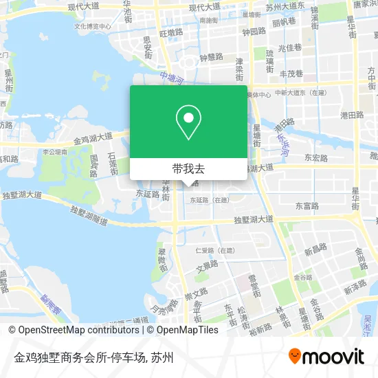 金鸡独墅商务会所-停车场地图