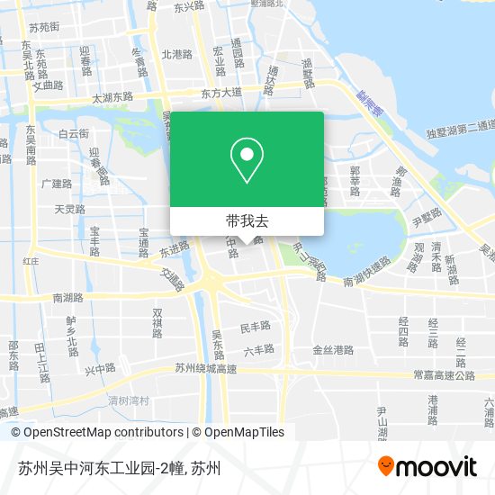 苏州吴中河东工业园-2幢地图