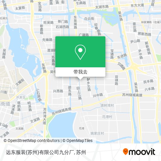 远东服装(苏州)有限公司九分厂地图