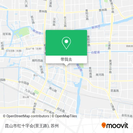 昆山市红十字会(景王路)地图