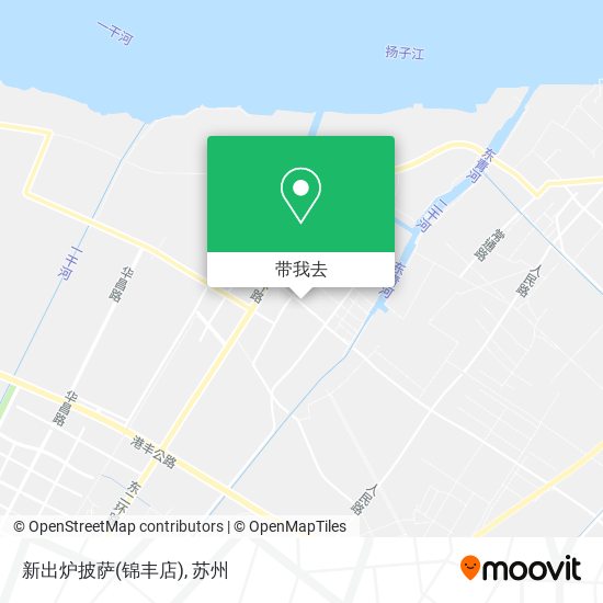 新出炉披萨(锦丰店)地图