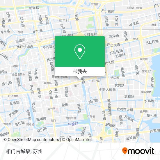 相门古城墙地图