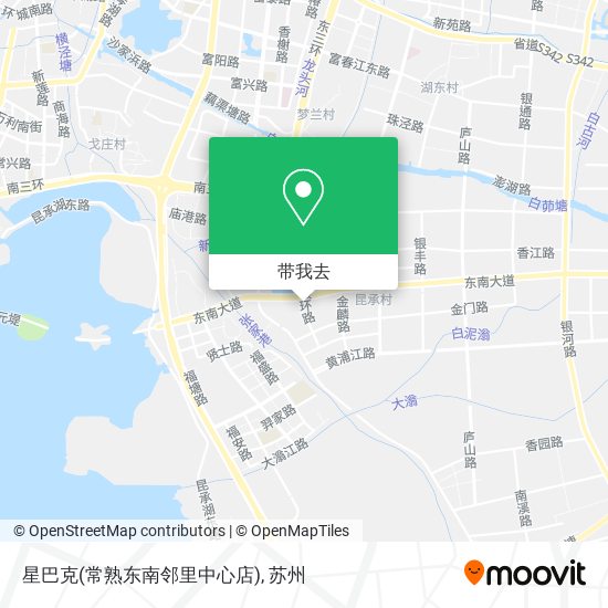 星巴克(常熟东南邻里中心店)地图