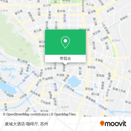 虞城大酒店-咖啡厅地图
