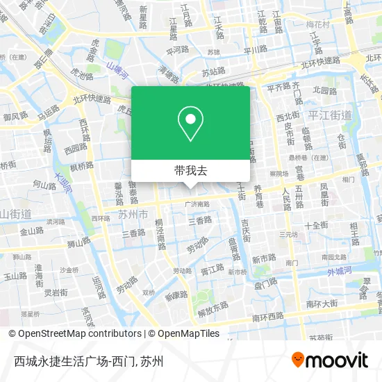 西城永捷生活广场-西门地图
