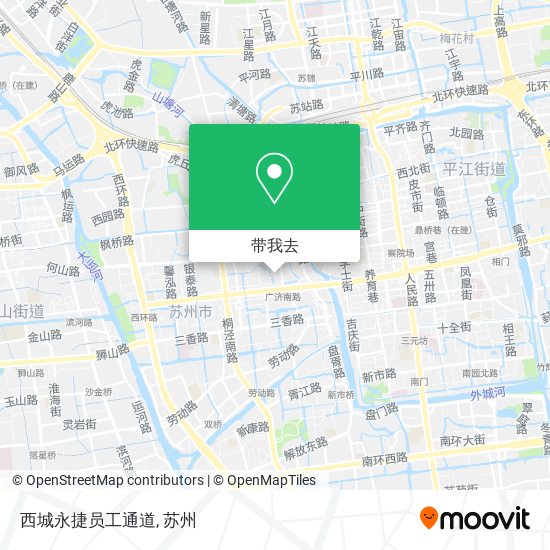 西城永捷员工通道地图