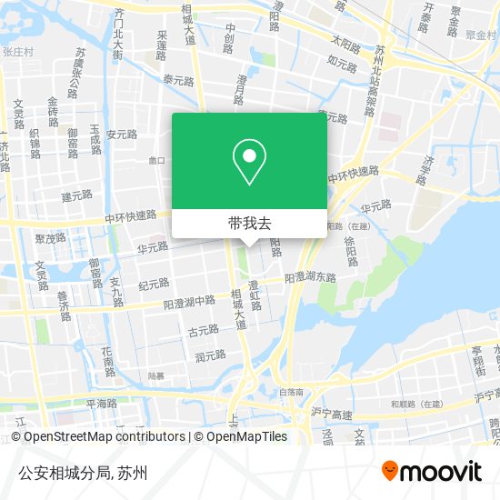 公安相城分局地图