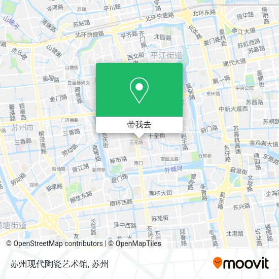 苏州现代陶瓷艺术馆地图