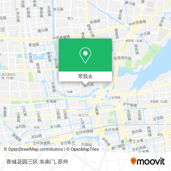 香城花园三区-东南门地图