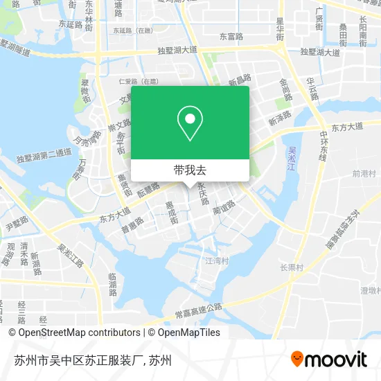 苏州市吴中区苏正服装厂地图