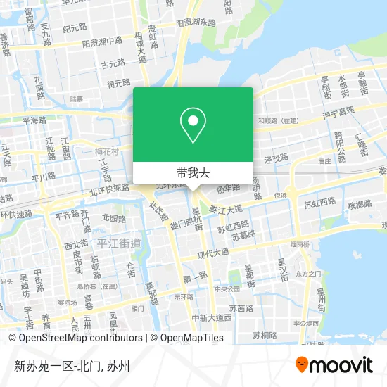 新苏苑一区-北门地图