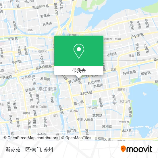 新苏苑二区-南门地图
