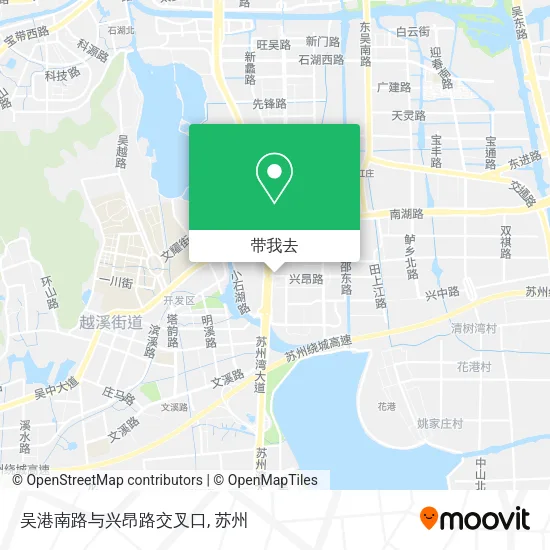 吴港南路与兴昂路交叉口地图