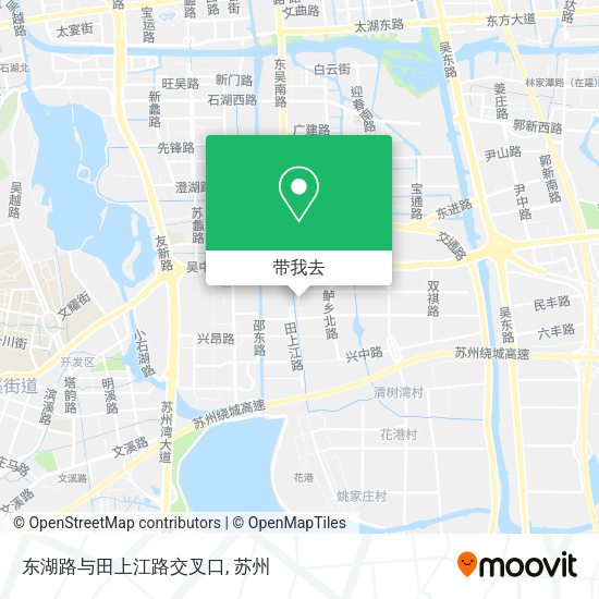 东湖路与田上江路交叉口地图