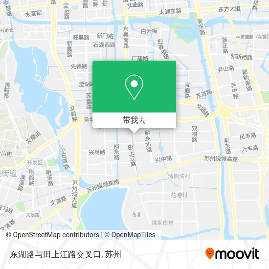 东湖路与田上江路交叉口地图