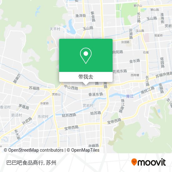 巴巴吧食品商行地图