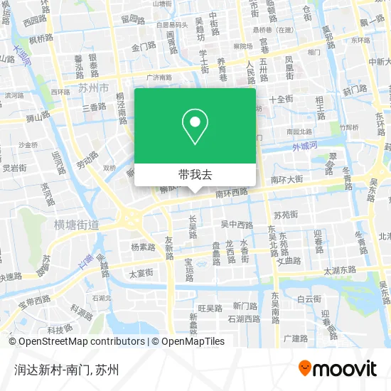 润达新村-南门地图