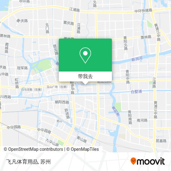 飞凡体育用品地图