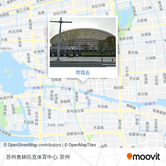 苏州奥林匹克体育中心地图
