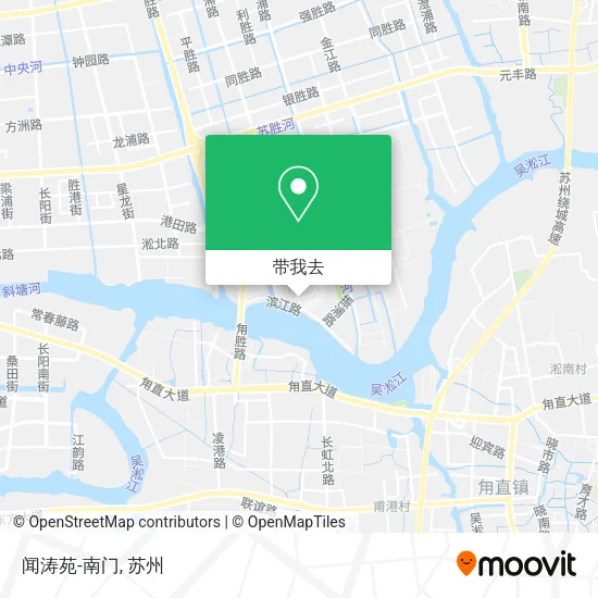 闻涛苑-南门地图