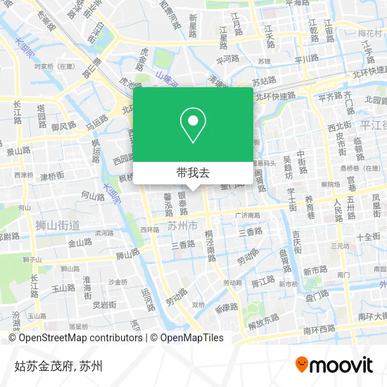 姑苏金茂府地图