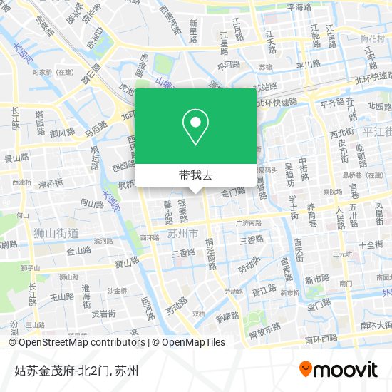 姑苏金茂府-北2门地图