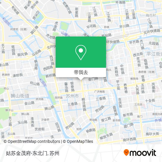 姑苏金茂府-东北门地图