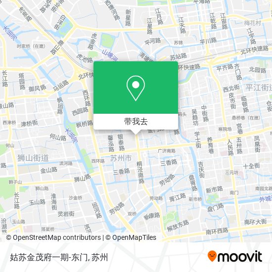 姑苏金茂府一期-东门地图