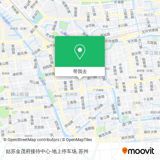 姑苏金茂府接待中心-地上停车场地图