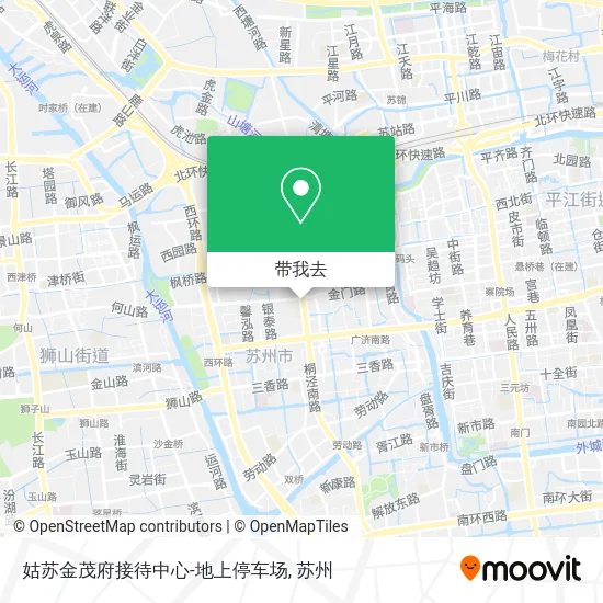 姑苏金茂府接待中心-地上停车场地图