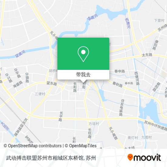 武动搏击联盟苏州市相城区东桥馆地图