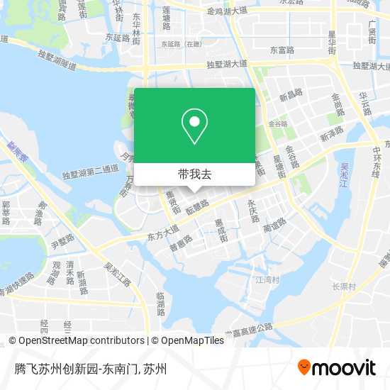 腾飞苏州创新园-东南门地图