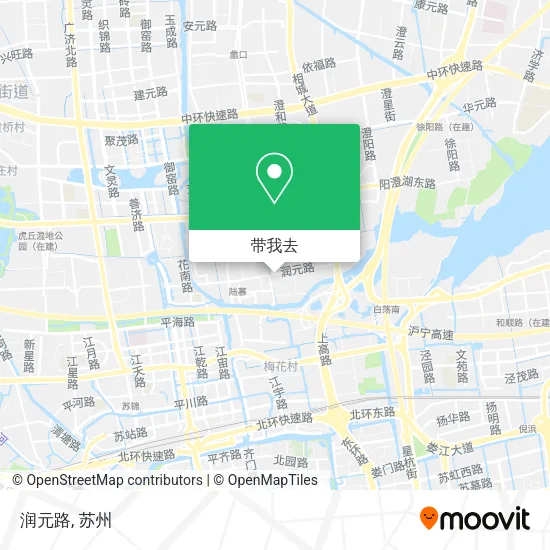 润元路地图