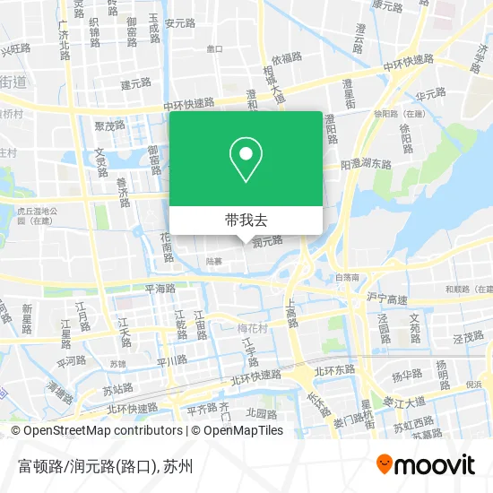 富顿路/润元路(路口)地图